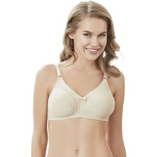 Anıl Pamuklu Desteksiz Dolgusuz Toparlayıcı Küçültücü Sütyen 3714 | Ten