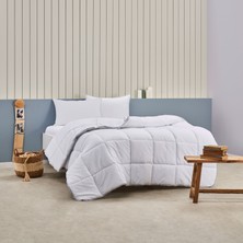 Taç Relax Elyaf Tek Kişilik Yorgan Beyaz