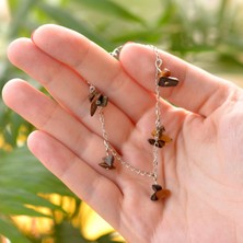 Taş Sandığı Kaplan Gözü Taşı Bileklik – Kararmaz Zincirli