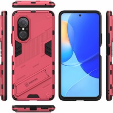 Xshine Tpu Combo Case Kickstand Tasarım Koruyucu Cep Telefon Kılıfı Honor 50 Se/huawei Nova 9 Se - Kırmızı (Yurt Dışından)