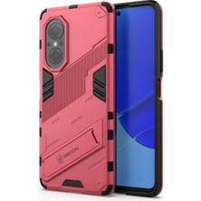 Xshine Tpu Combo Case Kickstand Tasarım Koruyucu Cep Telefon Kılıfı Honor 50 Se/huawei Nova 9 Se - Kırmızı (Yurt Dışından)