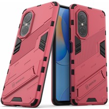 Xshine Tpu Combo Case Kickstand Tasarım Koruyucu Cep Telefon Kılıfı Honor 50 Se/huawei Nova 9 Se - Kırmızı (Yurt Dışından)