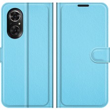 Xshine Cilt Tam Koruyucu Deri Cüzdan Kılıf Cep Telefonu Stand Kapağı Huawei Nova 9 Se/onur 50 Se - Pembe (Yurt Dışından)