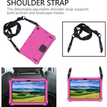 Xshine Için Kickstand Omuz Kayışı Eva Kılıf Tablet 2 10.1/matepad T 10S 10.1 Inç/t 10 9.7 Inç/onur Pad 6 10.1 Inç/x6 10.1 Inç - Mavi Siyah (Yurt Dışından)