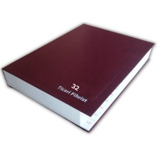 Artlantis Fihrist Ticari 32'li 20X28 Bordo Cilt Bezli 1 Adet Artlantis Ticari Firhist Bordo 20X28