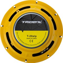 Trident T-20ALP Mindrange 20 cm 600W Sarı Oto Hoparlör