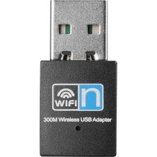 Hytech HY-300N 2.4GHz 300MBPS(2T2R) 2dbi Dahili Antenli USB Kablosuz Mini Adaptör