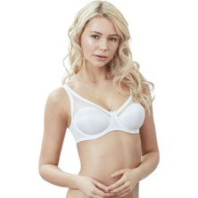 Anıl Balenli Desteksiz Toparlayıcı Küçültücü Klasik Sütyen 3592 | Beyaz