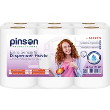 Pinson Professional Extra Sensörlü Dispenser Havlu 21 cm 6'lı 85 mt