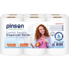 Pinson Professional Comfort Sensörlü Dispenser Havlu 21 cm 6'lı 70 mt