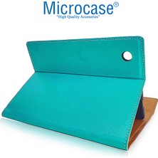 Microcase iPad 7.nesil 10.2 Inch 2019 Sleeve Serisi Mıknatıs Kapaklı Standlı Kılıf - Turkuaz