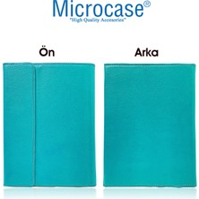 Microcase iPad 9.nesil 10.2 Inch 2021 Sleeve Serisi Mıknatıs Kapaklı Standlı Kılıf - Turkuaz