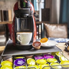 Xinh Çift Katmanlı Kahve Çekmeceleri Kapsüller Tutucu 72 Pods Kahve Kapsül Depolama Raf Standı Dolce Gusto Kapsül Kahve Aksesuarları |(Yurt Dışından)