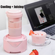 Xinh Sıkacağı Elektrikli Çok Fonksiyonlu Soğutma Sıkacağı Blender Meyve Sebze Gıda Makinesi Taşınabilir Suyu Kupası(Yurt Dışından)