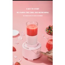 Xinh Sıkacağı Elektrikli Çok Fonksiyonlu Soğutma Sıkacağı Blender Meyve Sebze Gıda Makinesi Taşınabilir Suyu Kupası(Yurt Dışından)