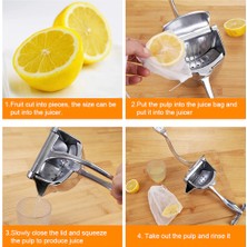 Xinh Taşınabilir Blender Turuncu Limon Manuel Sıkacağı Meyve Extractor Alüminyum El Sıkacağı El Basın Makinesi(Yurt Dışından)