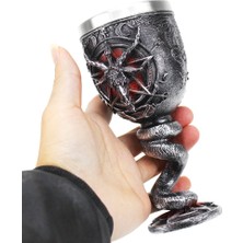 Xinh Kadeh Pentagram Boynuz Şarap Cam Gotik Wicca Pagan Mistik Tankard Kahve Bira Kupalar Mistik Wicca Fan Hediye | Şarap Kadehleri
