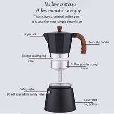 Xinh 300ML Moka Pot Alüminyum Italyan Espresso Kahve Makinesi Latte Percolator Soba Kahve Pot Ev Açık Stopetop Mocha Pot | Kahve Tencere