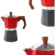 Xinh Talian Tarzı Moka Pot Türk Cezve Sekizgen El Yapımı Alüminyum Pot Kahve Eşyaları | Kahve Tencereler