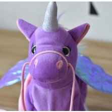 Xinh Unicorn Peluş Oyuncak - Mor (Yurt Dışından)