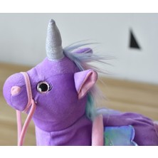 Xinh Unicorn Peluş Oyuncak - Mor (Yurt Dışından)