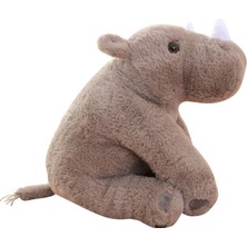 Xinh 40 cm Yumuşak Rhinoceros Peluş Oyuncaklar Gergedan Oyuncaklar Dolması Bebekler Bebek Yastık Bebek Desteği Yumuşak Hayvanlar Peluş Oyuncaklar Çocuklar Hediye | Doldurulmuş ve peluş Hayvanlar