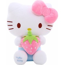 Xinh 1 Adet 40 cm Sevimli Çilek Pembe Kedi Peluş Bebek Yaratıcı Apple Karikatür Hayvan Oyuncak Kız Ödülüçü Tatil Hediye Bebek Uyku Yastığı | Doldurulmuş ve peluş Hayvanlar (Pembe)(Yurt Dışından)