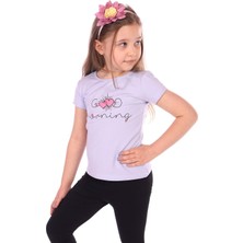 Toontoy Kız Bebek Good Morning Baskılı Tişört