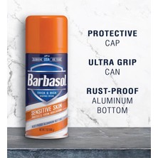 Barbasol Hassas Ciltler Için Tıraş Köpüğü 198GR