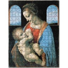 Cakapuzzle Virgin Mary Jesus Leonardo Devinci Madonna 120 Parça Puzzle Yapboz Mdf (Ahşap)