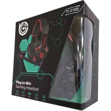 TC-G1000 Profosyonel Oyuncu Kulaklığı 3.5mm Jack Girişli