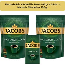 Jacobs Monarch Gold Kahve 400 gr + Monarch Filtre Kahve 250 gr