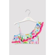 Penti Kız Çocuk Discovery One Shoulder Bikini Takımı