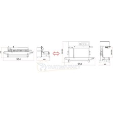 Lavion FRB-810 Iı Yürüyen Bantlı Dikey Poşet Ağzı Kapama Makinesi