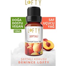 Lofty Şeftali Uçucu Yağ Buhurdanlık Esansı Oda Kokusu 10 ml