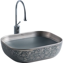 Lena EH-4290MGG Tezgah Üstü Porselen Lavabo