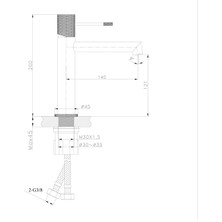 Fontana FM-2111 Krom Lavabo Bataryası