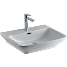 Lena E-3038  Tezgah Üstü Porselen Lavabo