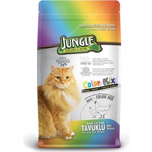 Jungle Colormix Tavuklu Kedi Maması 15 kg