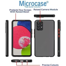 Microcase Samsung Galaxy A23 London Serisi Darbeye Dayanıklı Kılıf - Buzlu Siyah