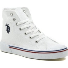 U.S. Polo Assn. Penelope Hı Beyaz Renk Boğazlı Sneaker Ayakkabı