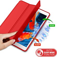 MobaxAksesuar Apple iPad 9. Nesil 8. Nesil 7. Nesil 10.2" Kılıf Kalem Bölmeli Smart Case A2602 A2603 A2604 A2605