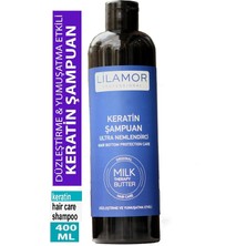 Lilamor Professional Düzleştirme ve Yumuşatma Etkili Keratin Şampuan 400ML