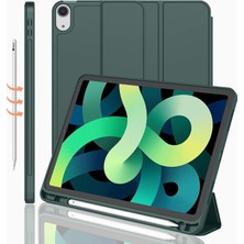 MobaxAksesuar Apple iPad Air 11inç 2024 Air 4/5/6.Nesil 10.9 Kılıf Kalem Bölmeli Smart Case A2072 (10.Nesil Değildir)