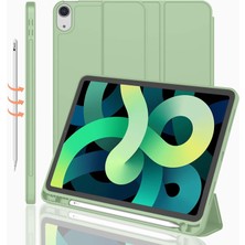 MobaxAksesuar Apple iPad Air 11inç 2024 Air 4/5/6.Nesil 10.9 Kılıf Kalem Bölmeli Smart Case A2072 (10.Nesil Değildir)