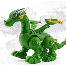 Perfeclan Çocuklar İçin Yeşil Kanatlı Dinozor Oyuncak (Yurt Dışından)