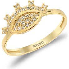 MYOROGOLD 14 Ayar Altın Fantezi Yüzük