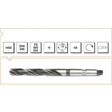 Mte 22 Mm Hss DIN345 Konik Matkap Ucu