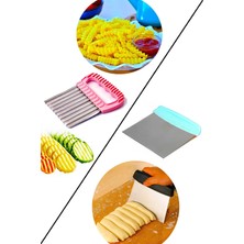 Pazariz 2'li Çelik Hamur Kesici ve Şekilli Sebze Dilimleyici