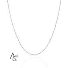Adal Silver 925 Ayar Gümüş Hayalet Kolye Zincir